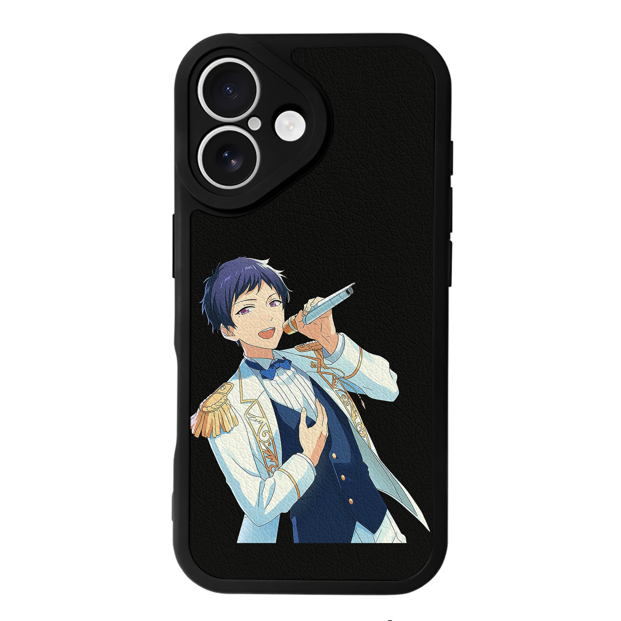 （画像用） あんさんぶるスターズ! Ensemble Stars 【iPhone 16シリーズ対応】シリコンスマホケース（レザー調） 材質：シリコン